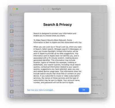    How to Stop Spotlight Search Data on Mac from Being Shared with Apple   